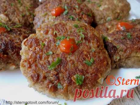 Котлеты с баклажанами/кабачками