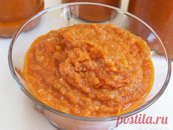 Аджика из кабачков с томатной пастой на зиму рецепт с фото пошагово - 1000.menu