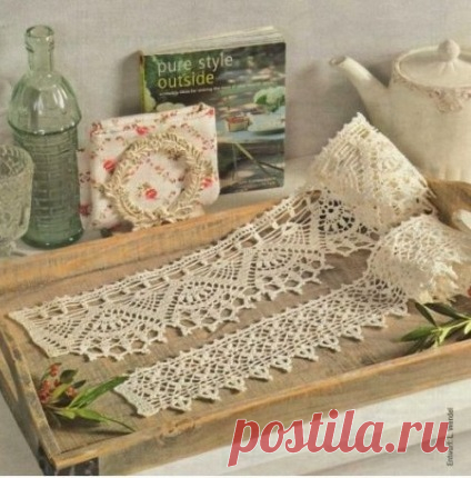 Красивая кружевная кайма (схемы)