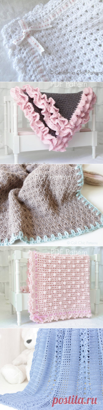 Knitting PATTERN 63 Paris Knit Baby Blanket PATTERN 63