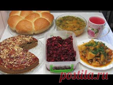 6 Постных блюд на пару дней - Завтрак, Обед и Ужин. Recipes of lenten dishes