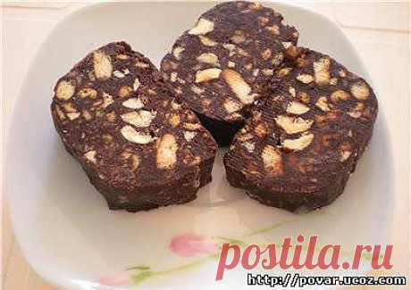 Шоколадная колбаса - Готовим сами
