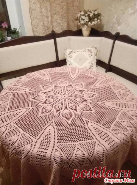 . Круглые скатерти крючком - Все в ажуре... (вязание крючком) - Страна Мам