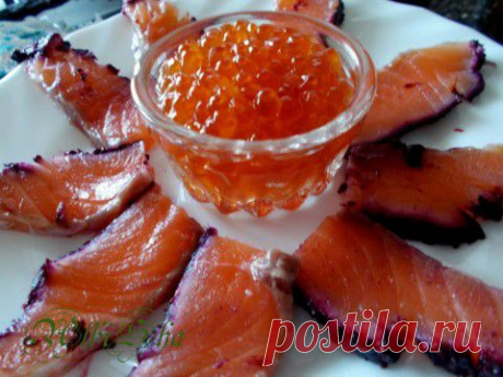 ИЗЫСКАННАЯ И ОЧЕНЬ ВКУСНАЯ ЗАКУСКА. Сёмга в черной смородине .