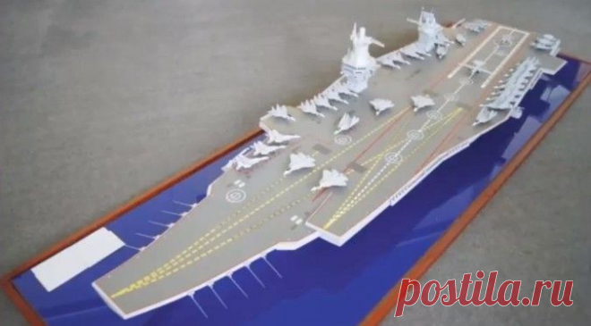 Новый российский суперавианосец «Шторм» покорил сердца китайцев