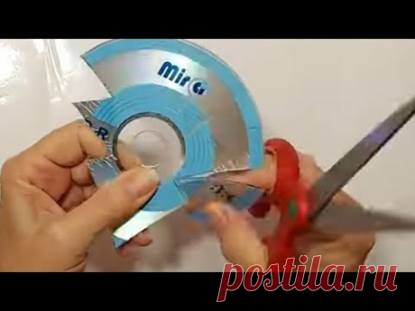 Заливаю ГОРЯЧИМ КЛЕЕМ диски и ЛОМАЮ ! 3 СУПЕР ИДЕИ: НОВЫЙ ГОД ДЕКОР ДОМА СВОИМИ РУКАМИ #diy (DVD,CD)