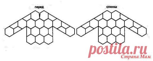 Ажурный пуловер из мотивов. - Все в ажуре... (вязание крючком) - Страна Мам
