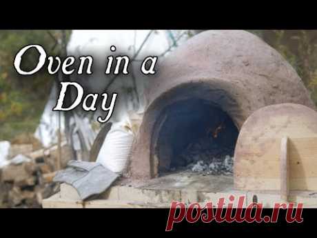 How to build an Earthen Oven and Use it the Same Day!