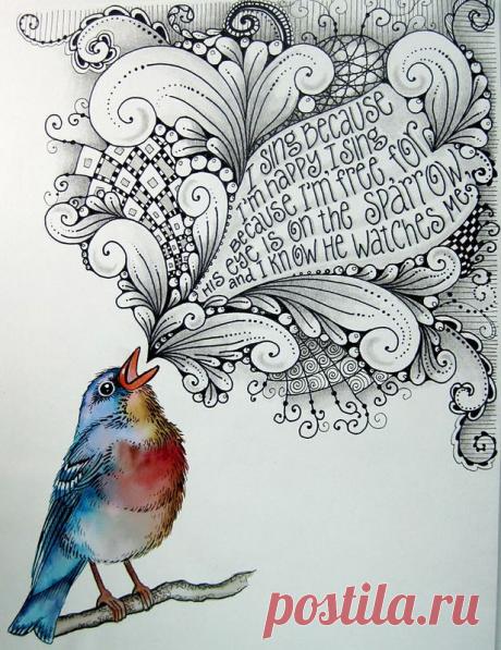 Зентангл - Zentagle ...что это ??? ...14 образцов.