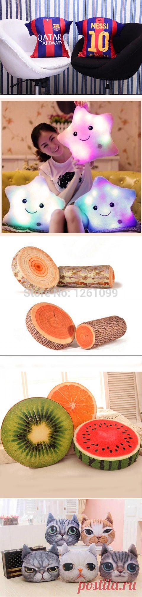 10 мягких и необычных душечек-подушечек