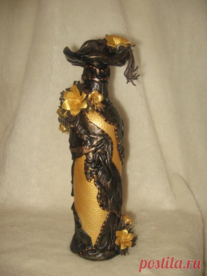 Декупаж бутылок своими руками