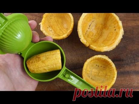 Посмотрите, как легко приготовить фаршированные тостоны без тостонеры *Чесночные креветки*