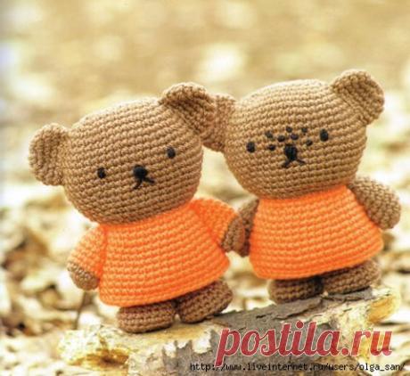 Мишки - амигуруми - Вязание крючком