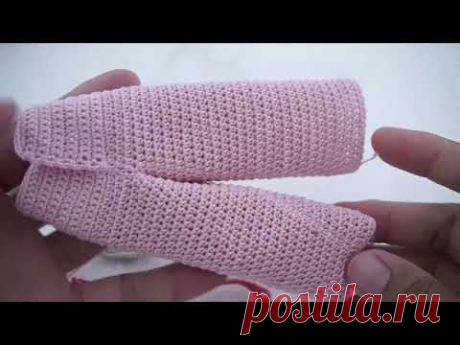Crochet a sweet vintage trousers tutorial ( Blythe clothing )