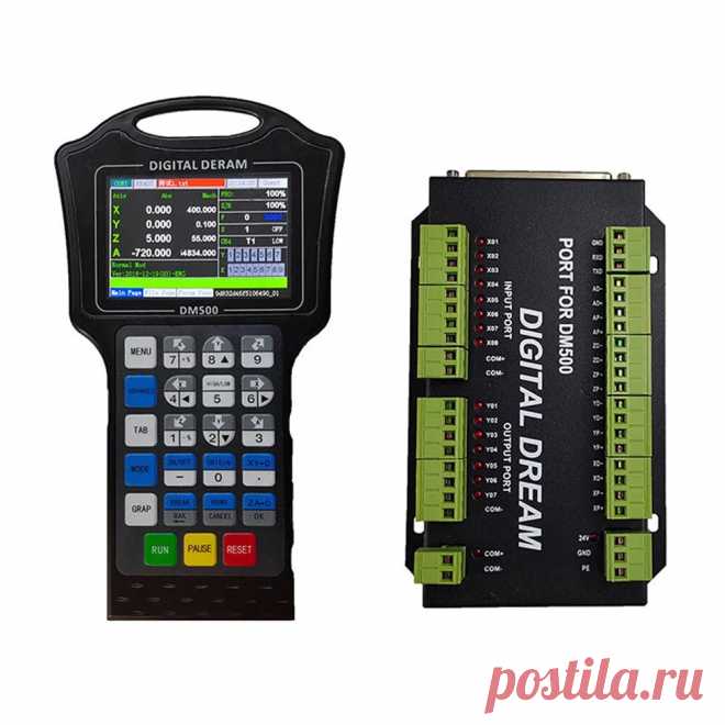 Machifit dm500t3 m130 m150 cnc handwheel 3/4 axis motion controller for cnc engraving stepper motor Sale - Banggood.com