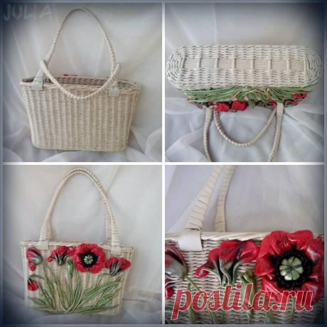 Плетение из газет от Елены Тищенко