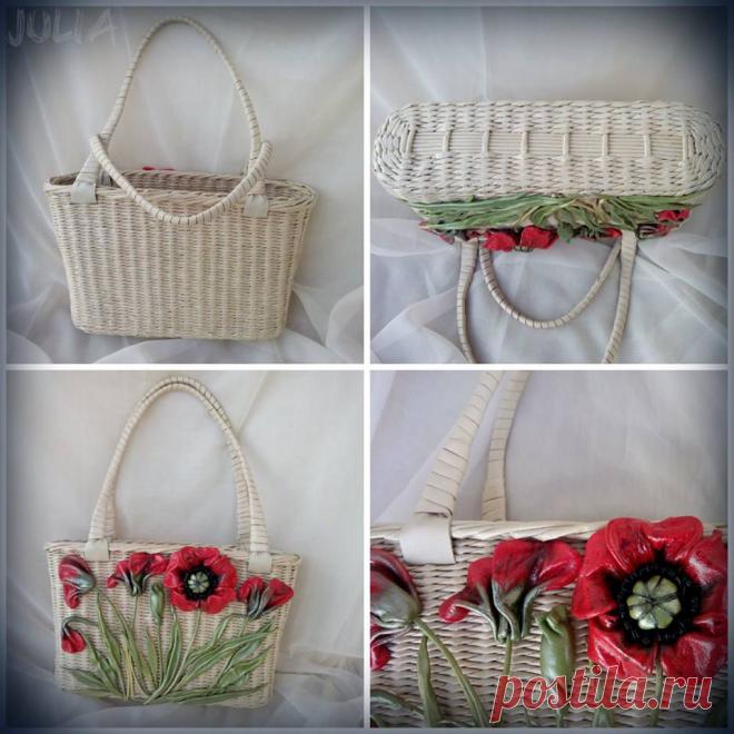 Плетение из газет от Елены Тищенко