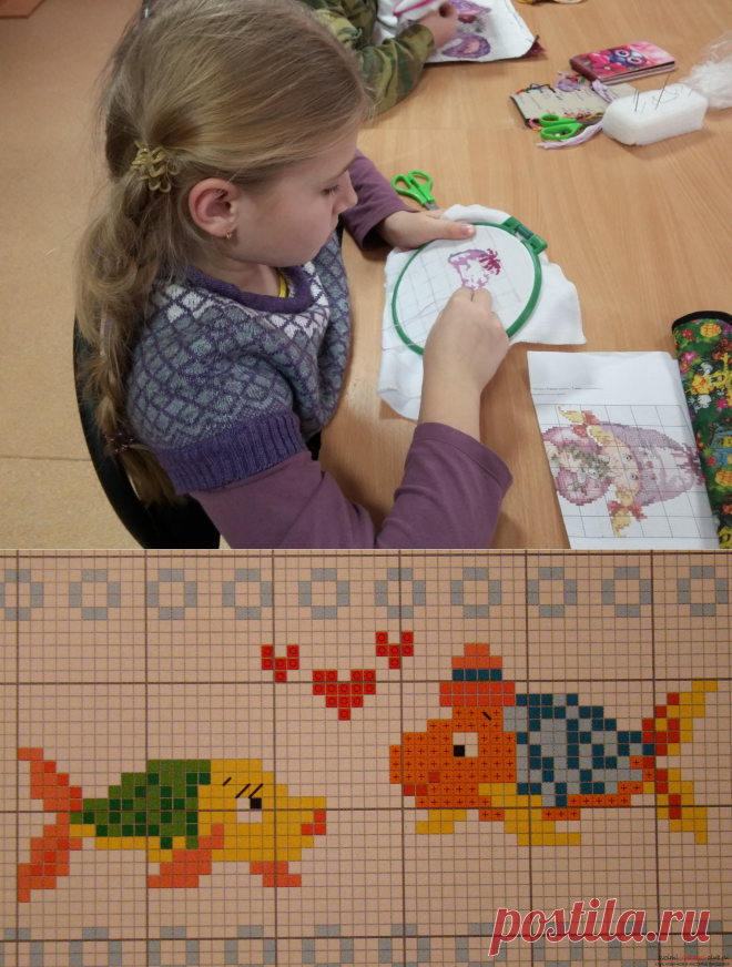Вышивка для детей: простые схемы крестом для начинающих малышей 5 лет