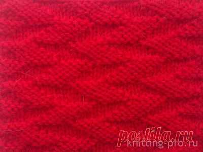 Узор "Летящие гуси" - knitting-pro.ru - От азов к мастерству