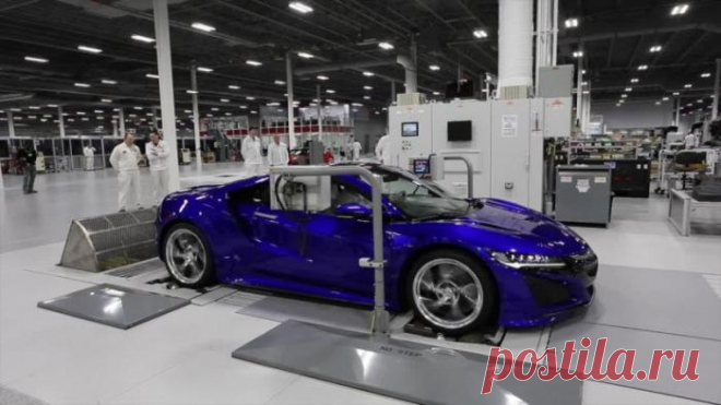 Серийное производство суперкара Acura NSX в штате Огайо (9 фото) | Чёрт побери
