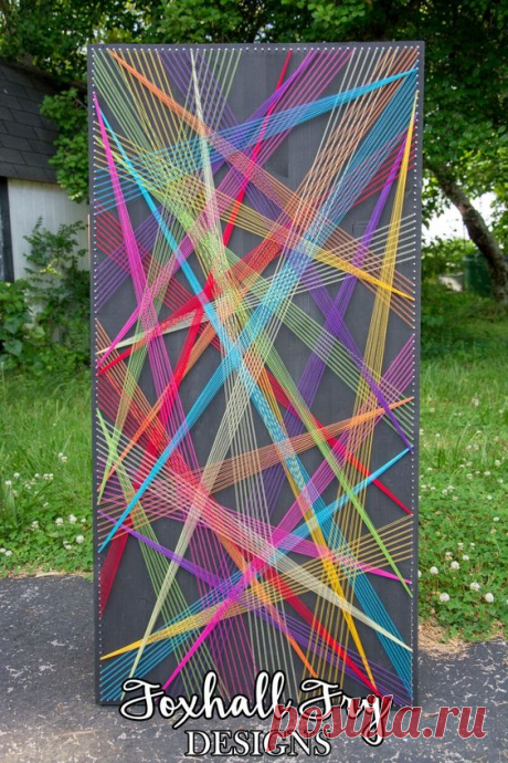 BEAMS Abstrakte String-Kunst | Etsy