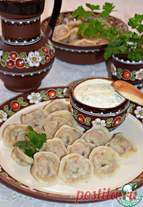 Пельмени с редькой "Семейный рецепт"
