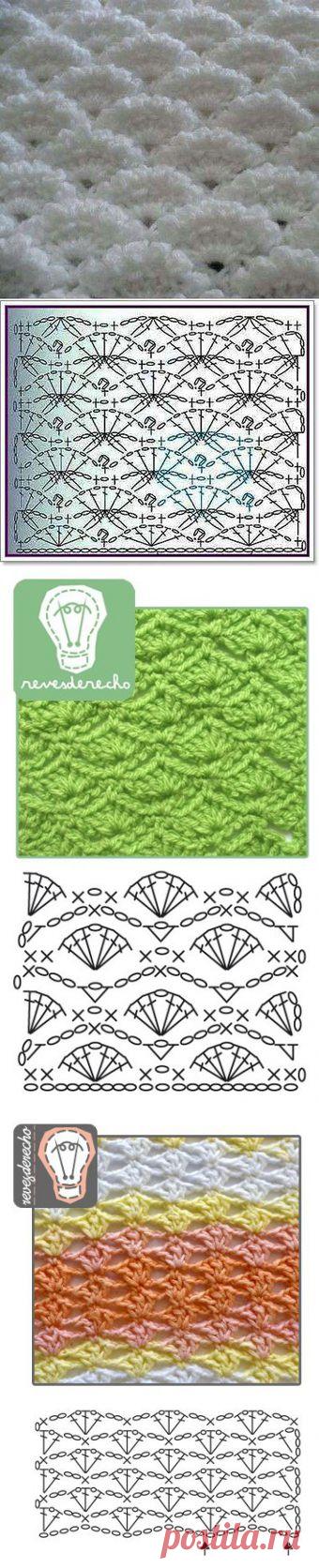 Узоры крючком..