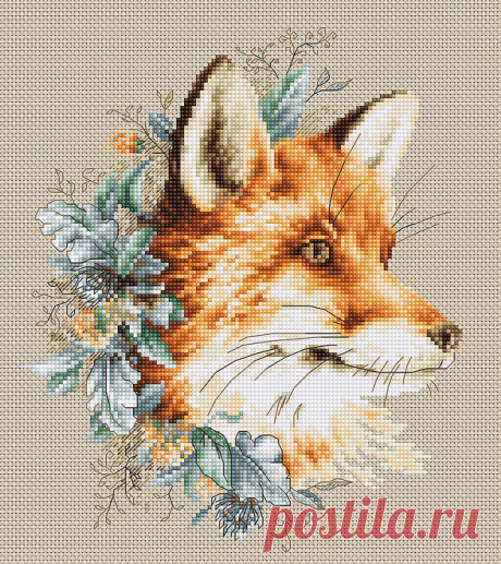 Набор для вышивания Лиса (арт. B2292 Luca-S) купить в Stitch и Крестик
