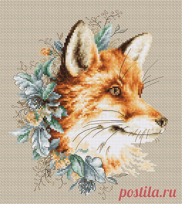 Набор для вышивания Лиса (арт. B2292 Luca-S) купить в Stitch и Крестик