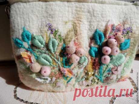 Создание объёмной вышивки на войлоке - Ярмарка Мастеров - ручная работа, handmade