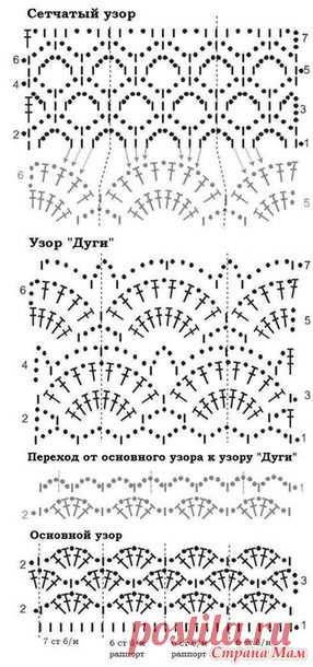 Платья крючком. - Вязание - Страна Мам