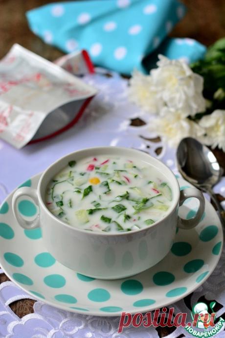 Окрошка на кефире с щавелем - кулинарный рецепт