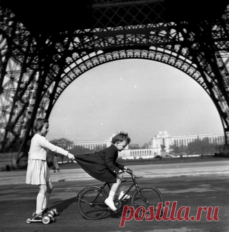 В человеческом назначении - девяносто процентов добра... Фотограф Robert Doisneau