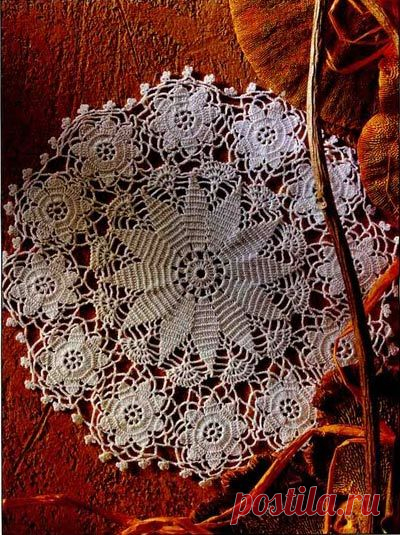 Простые и Красивые Салфетки Крючком со Схемами Вязания | Мой Милый Дом - хенд мейд идеи рукоделия и дизайна