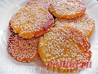 Блинчики из рисовой муки с кунжутом и тыквой - Рецепты