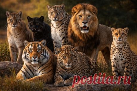 От тигра до гепарда 🐅🦁🐆 — эволюция крупных кошек это история силы, скорости и удивительной адаптации к разным экосистемам 🌍 Но многие виды сегодня под угрозой исчезновения из-за человека 😔 Бережём дикий мир вместе!
#кошки#дикаяприрода#эволюция
Изображение от ChatGPT