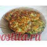 Оладьи с зеленым луком и сыром Кулинарный рецепт