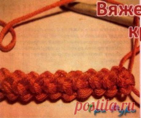 Вяжем шнур крючком