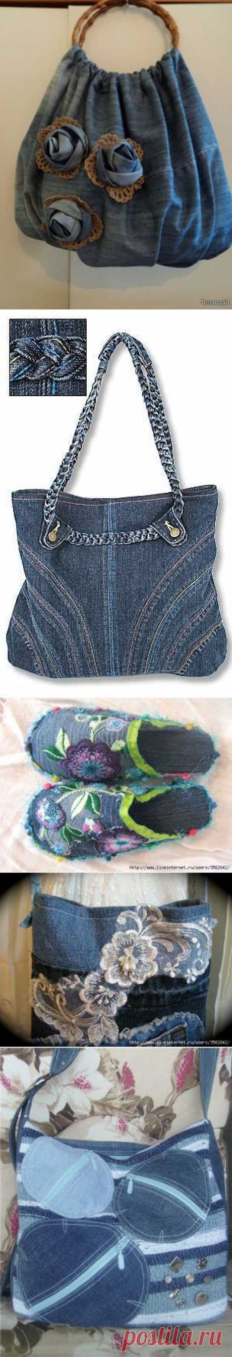 Джинсовые мотивы в handmade творчестве