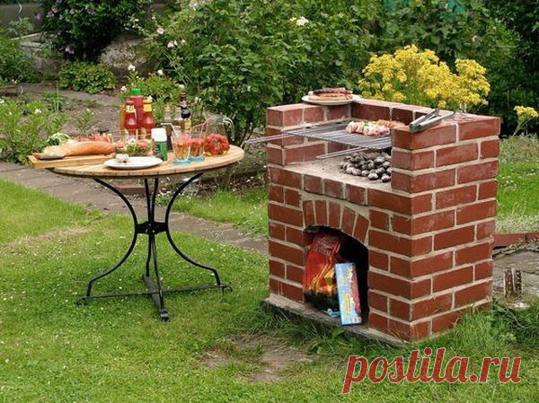 Мангал из кирпича своими руками — Сделай сам, идеи для творчества - DIY Ideas