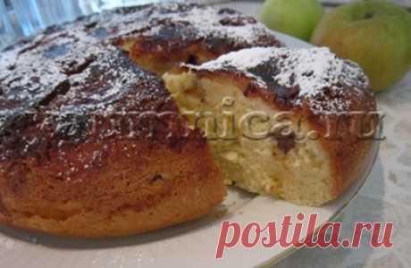 шарлотка с яблоками в мультиварке рецепт - Пошаговые рецепты с фото