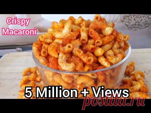 Crispy Macaroni Snacks |  Macaroni kurkure Recipe