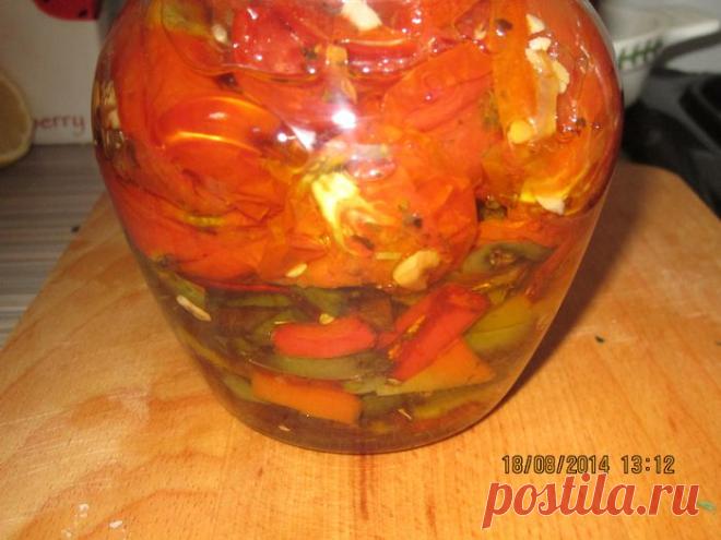 Вяленные помидоры и болгарский перец