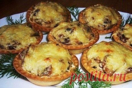 Жюльен в тарталетках ⋆ Кулинарная страничка🎄