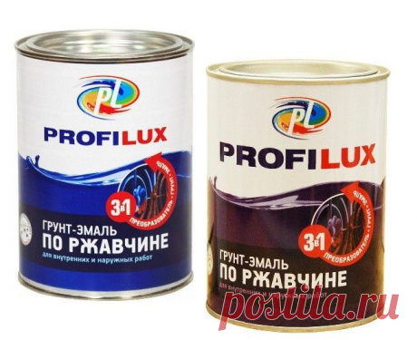 Краска по ржавчине Profilux: грунт и эмаль
