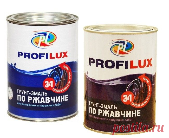 Краска по ржавчине Profilux: грунт и эмаль