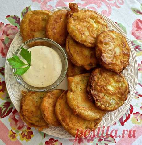 Кабачки в сырном кляре — бомбически вкусная закуска