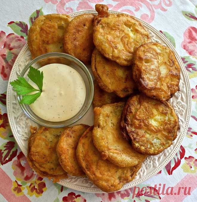 Кабачки в сырном кляре — бомбически вкусная закуска