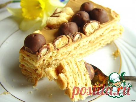 Простой песочный торт Кулинарный рецепт