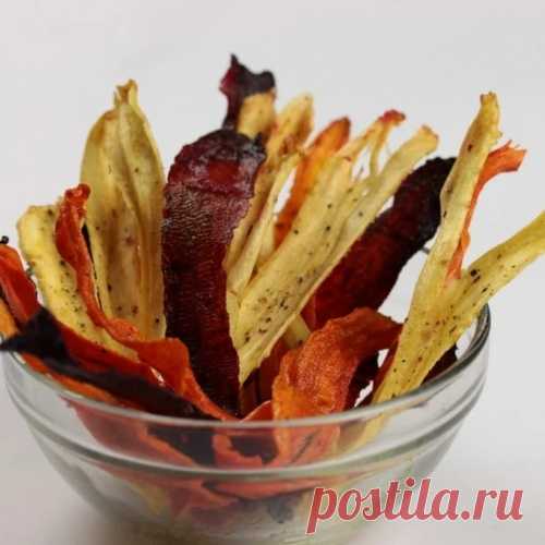 Полезные овощные чипсы. Вкусная закуска без вреда для фигуры и здоровья!